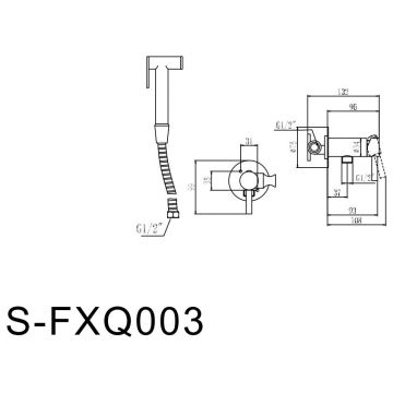 Смеситель для биде Savol S-FXQ003 хром
