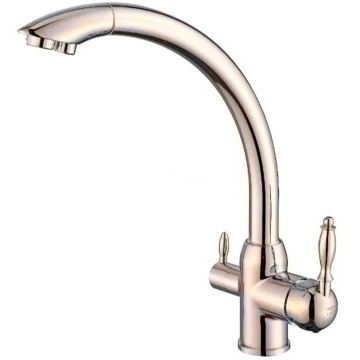 Смеситель для кухни Vieir (Виеир) Kitchen с подключением к фильтру сатин V15003-G