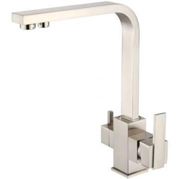 Смеситель для кухни Vieir (Виеир) Kitchen с подключением к фильтру сатин V15004-G