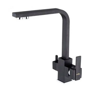 Смеситель для кухонных моек под фильтр Vieir (Виеир) антрацит 15004-C2