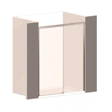 Душевая дверь Vincea Garda VDS-1G140CL, 1400, хром, стекло прозрачное