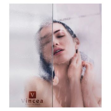 Душевой уголок Vincea Garda VSQ-1G100CH, 1000х1000 мм (габариты площадки) хром, стекло шиншилла