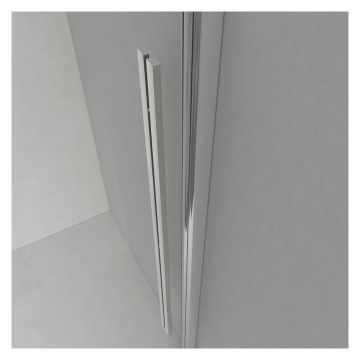 Душевой уголок Vincea Lugano VSR-1L9012CLB-1, 1200х900 мм (габариты площадки) черный, стекло тонированное