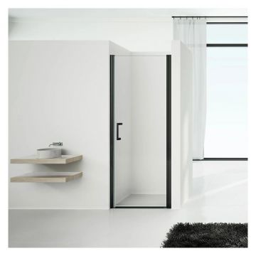 Душевая дверь Vincea Orta VPP-1O900CLB, 900, черный, стекло прозрачное