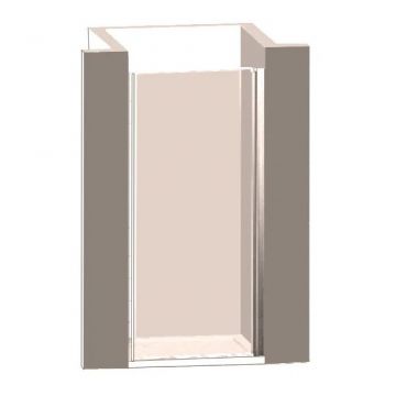 Душевая дверь Vincea Orta VPP-1O700CH-L, 700, хром, стекло шиншилла, левая