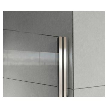 Душевая дверь Vincea Flex VDP-1F900CLB, 900, черный, стекло прозрачное