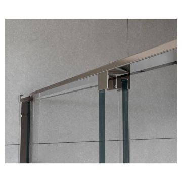 Душевая дверь Vincea Arno VPS-1A130CL, 1300, хром, стекло прозрачное