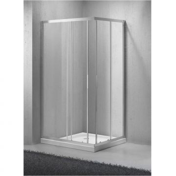 Душевой уголок BelBagno (Бельбагно) SELA-AH-2-120/90-C-Cr хром, стекло прозрачное 5 мм (1200х1900х900)