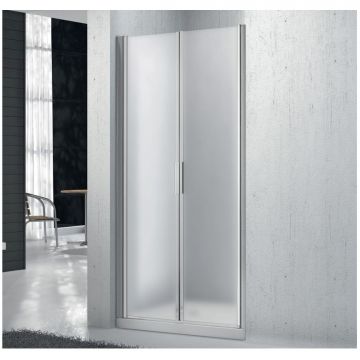 Душевая дверь BelBagno (Бельбагно) SELA-B-2-60-P-Cr хром, стекло рифленое 5 мм (1900х600)