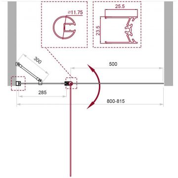Душевая шторка на ванну BelBagno (Бельбагно) UNO-V-11-80/150-P-Cr хром, стекло рифленое 5 мм (1500х800)