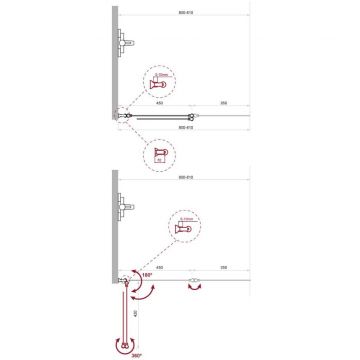 Душевая шторка на ванну BelBagno (Бельбагно) UNO-V-2-80/150-C-Cr хром, стекло прозрачное 5 мм (1500х800)