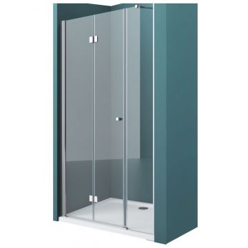 Душевая дверь BelBagno (Бельбагно) ALBANO-BS-13-90+100-C-Cr хром, стекло прозрачное 6 мм (1900х1950)