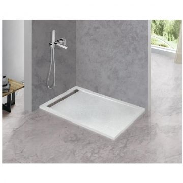 Душевой поддон Cezares (Цезарис) Tray-AS-AH-160/90-30-W из искусственного мрамора, цвет белый 160х90х3 см
