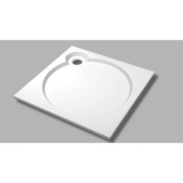 Душевой поддон Cezares (Цезарис) Tray-S-A-90-56-W встраиваемый литой поддон из искусственного мрамора, цвет белый 90х90х5.6 см