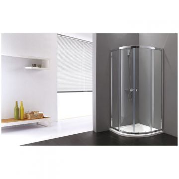 Душевой уголок Cezares (Цезарис) ANIMA-W-R-2-90-C-Cr-IV, цвет профиля хром, стекло прозрачное 6 мм 90х200х90 см