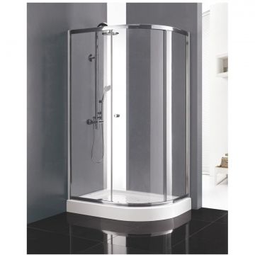 Душевой уголок Cezares (Цезарис) ANIMA-W-RH-1-120/90-C-Cr, цвет профиля хром, стекло прозрачное 6 мм 120х200х90 см