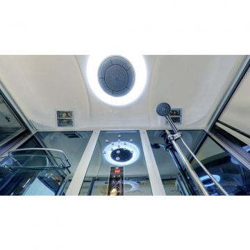 Душевая кабина Timo (Тимо) Standart T-1150 цвет профиля хром, стекло тонированное 5 мм 150х220х88 см