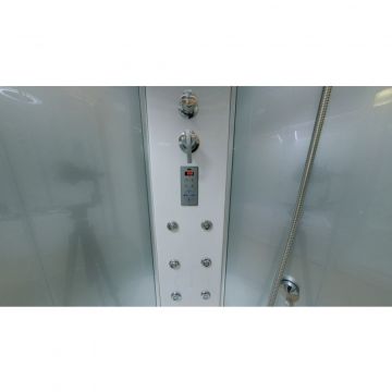 Душевая кабина Timo (Тимо) Lux TL-1502 цвет профиля хром, стекло прозрачное 6 мм 92х230х92 см