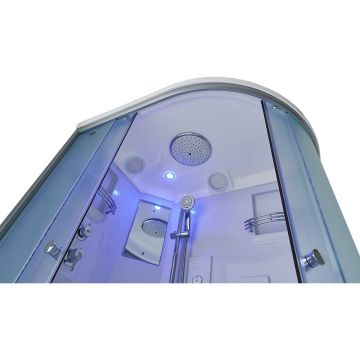 Душевая кабина Timo (Тимо) Standart T-5520R Г/М цвет профиля хром, стекло матовое 5 мм 85х220х120 см