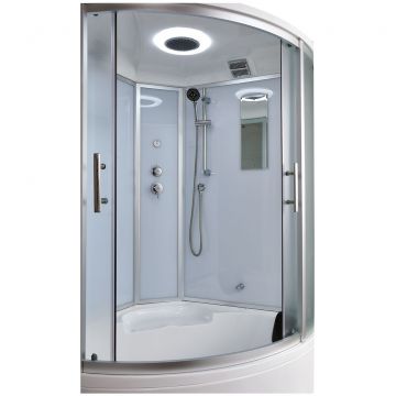 Душевая кабина Timo (Тимо) Standart T-6635SF цвет профиля хром, стекло матовое 5 мм 130х220х130 см