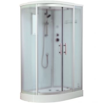 Душевая кабина Timo (Тимо) Standart T-6602SRF цвет профиля хром, стекло матовое 5 мм 88,5х220х120 см