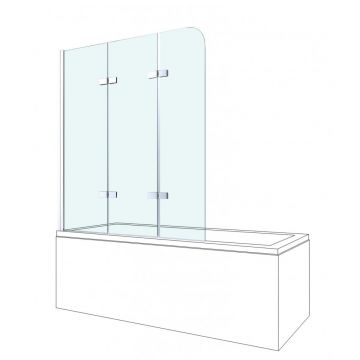 Душевая шторка Berges (Бергес) City 2.0 хром (62013)