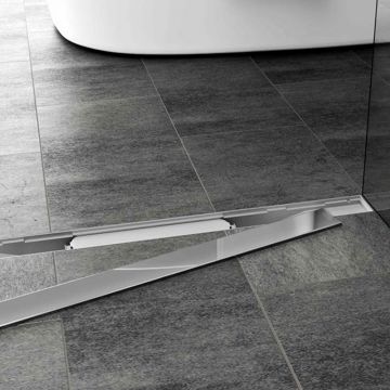 Душевой лоток Azario (Азарио) Klasik 550 мм, цвет хром матовый, AZ-CH 550 K