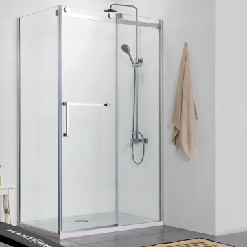 Душевой уголок Azario (Азарио) Vancouver 800х1200х2000 мм, профиль серебро (AZ-NKF1131 L 800)