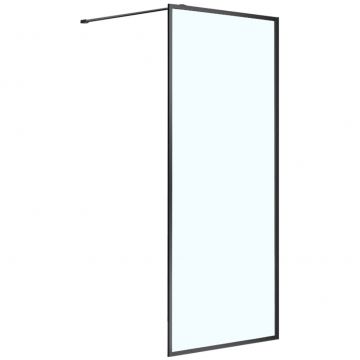 Душевая перегородка Azario (Азарио) Richmond 1000х2000 мм, профиль черный (AZ-NAG 6310 1000 Black)