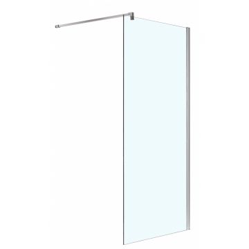 Душевая перегородка Azario (Азарио) Chicago 1400х1950 мм, профиль серебро (AZ-NAR6310 1400)