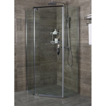 Душевой уголок Alex Baitler (Алекс Батлер) 985х2000 мм профиль хром, стекло прозрачное (AB 215-100)