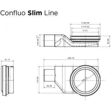 Душевой лоток Pestan Confluo Slim Line 300+ хром (13100024)