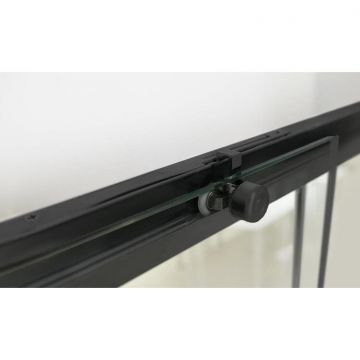 Душевой уголок RGW (РГВ) 180х80х195 см LE-41B LE-12B + Z-050-2B прямоугольный, Черный, Прозрачное, 6 мм Easy Clean (34124188-014)