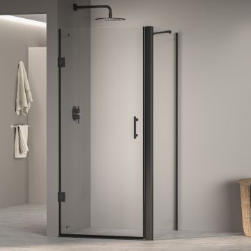 Душевой уголок RGW (РГВ) 70х70х195 см PA-36-B PA-06B+Z-050-2B+держ прямоугольный, Черный, Прозрачное, 6 мм (41083677-014)