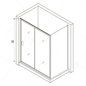 Душевой уголок RGW (РГВ) 120х100х195 см PA-76 PA-016 + Z-050-2 прямоугольный, Хром, Матовое, 6 мм Easy Clean (35087620-21)