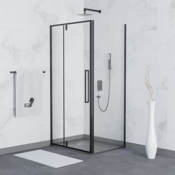 Душевой уголок RGW (РГВ) 120х100х200 см SV-44B SV-03B + Z-050-3B прямоугольный, Черный, Прозрачное, 6 мм Easy Clean (06324420-014)