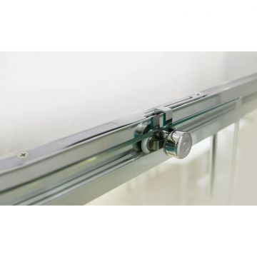 Душевая дверь RGW (РГВ) 120х195 см LE-12 Хром, Прозрачное, 6 мм Easy Clean (34121212-11)