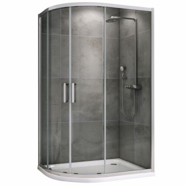 Душевой уголок Abber (Аббер) Schwarzer Diamant 1200х800 мм (габариты площадки) AG01128