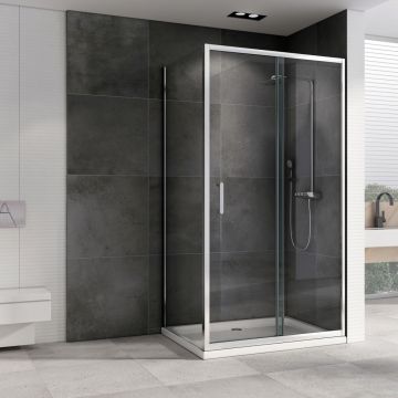 Душевой уголок Abber (Аббер) Schwarzer Diamant 1000х900 мм (габариты площадки) AG301005-S905