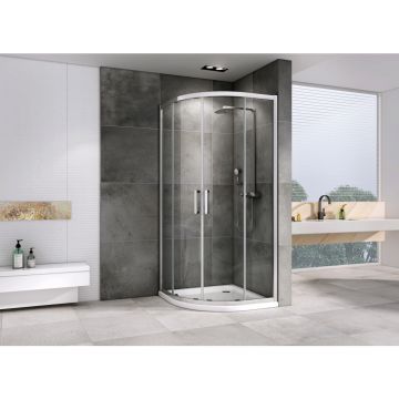 Душевой уголок Abber (Аббер) Schwarzer Diamant 800х800 мм (габариты площадки) AG01080