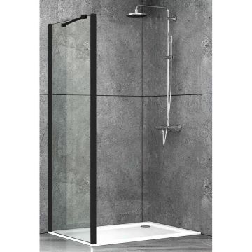 Душевая перегородка Abber Schwarzer Diamant 1000х1900 мм AG100BS