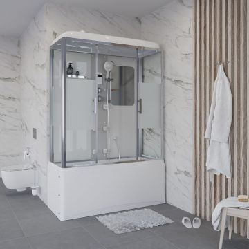 Душевая кабина Niagara (Ниагара) 1700х750х2200 мм, высокий поддон, с гидромассажем NG-3170-01