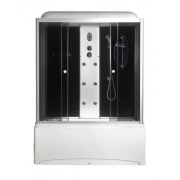 Душевая кабина Niagara (Ниагара) 1700х750х2200 мм, высокий поддон, с гидромассажем NG-5170-01