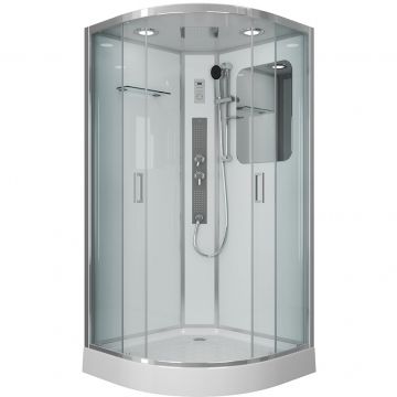 Душевая кабина Niagara (Ниагара) Premium 1000х1000х2100 мм, низкий поддон, с гидромассажем NG-6002-01G