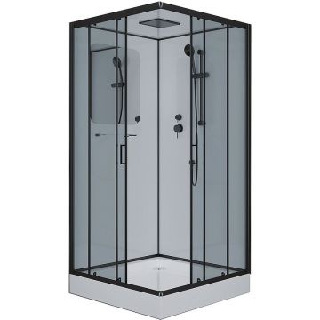 Душевая кабина Niagara Premium 1000х1000х2100 мм, низкий поддон NG-6902-01Q BLACK