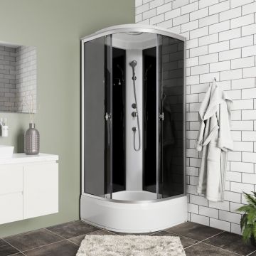 Душевая кабина Niagara (Ниагара) Eco 900х900х2150 мм, высокий поддон E90/26/TN