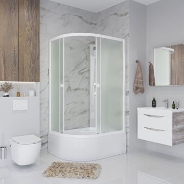 Душевая кабина Niagara (Ниагара) Promo 900х700х1950 мм, высокий поддон, без крыши P90/70/40R/MT/BK