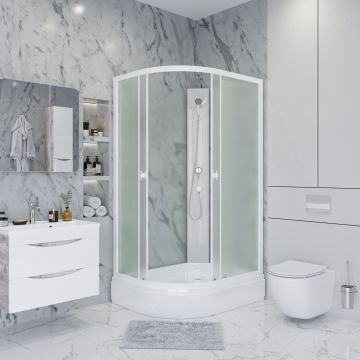 Душевая кабина Niagara (Ниагара) Promo 900х800х1950 мм, средний поддон, без крыши P90/80/26R/MT/BK