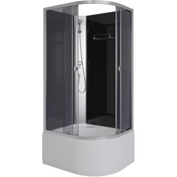 Душевая кабина Niagara (Ниагара) Eco 900х700х1950 мм, высокий поддон, без крыши E90/70/40L/TN/BK