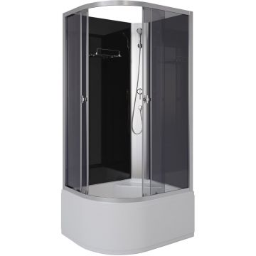 Душевая кабина Niagara (Ниагара) Eco 900х700х1950 мм, высокий поддон, без крыши E90/70/40R/TN/BK